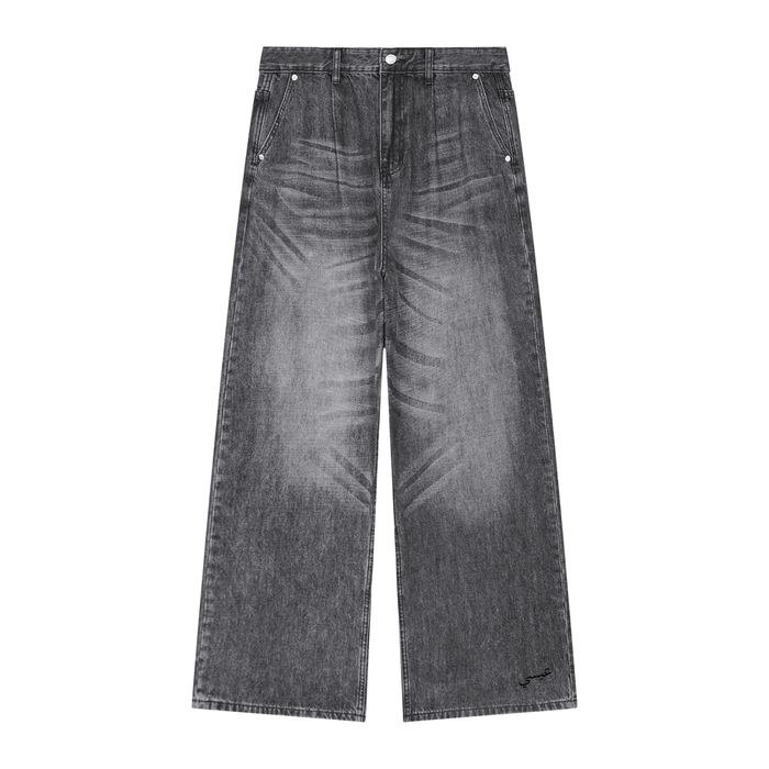 Vintage Wash Denim Jeans