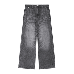 Vintage Wash Denim Jeans