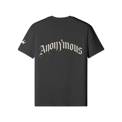 BLACK ANONYMOUS T-SHIRT