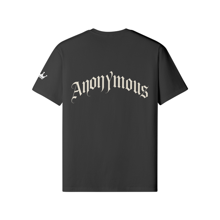 BLACK ANONYMOUS T-SHIRT